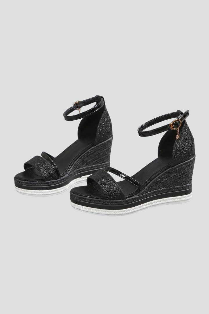Women orthopedic sandals contoured cushioned footbed slip-on open toe