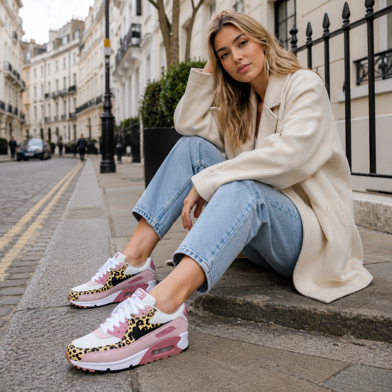 Women's Shoes | Leopard Pink | Breathable, Comfortable