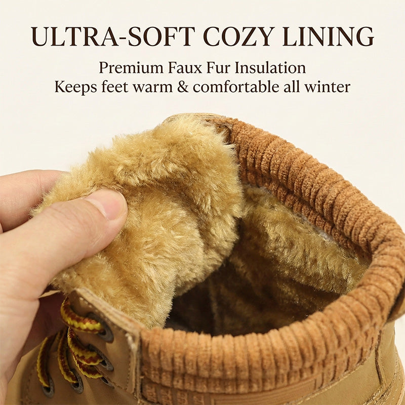 Womens Winter Ankle Boots | Waterproof Fur Lined Arch Support