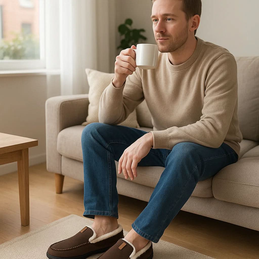 Men Wool Loafers
