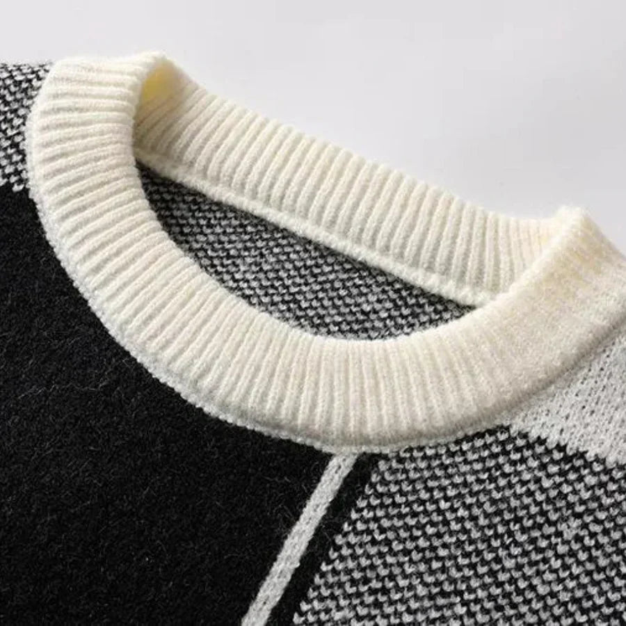 Men's Warm Sweater - Soft Knit - Classic Fit