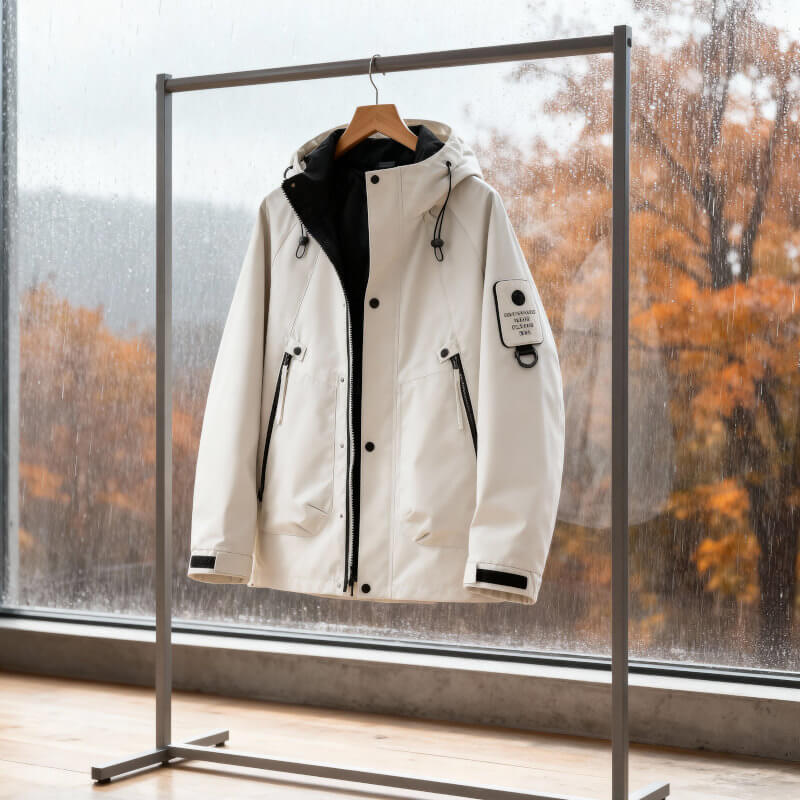 Men's Waterproof Softshell Jacket | Adjustable Hood, Wind Protection