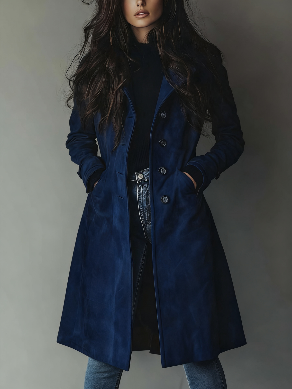 Women Trench Coat Vintage