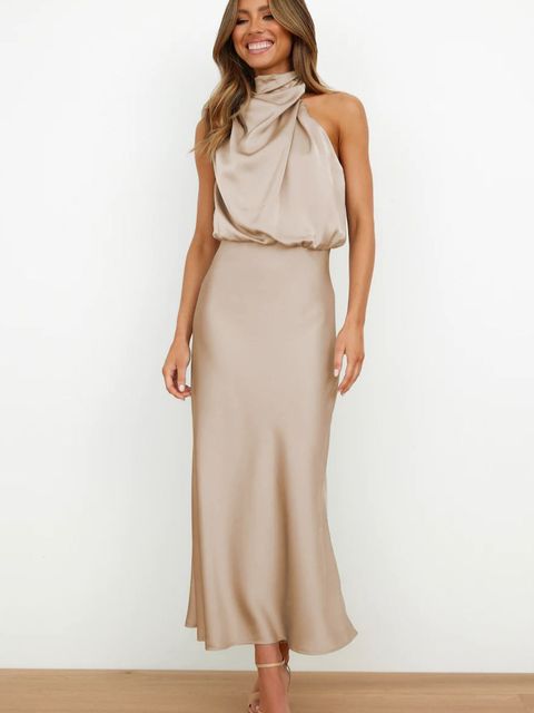 Evening Gown | Women's Off-Shoulder Maxi | Elegant Design