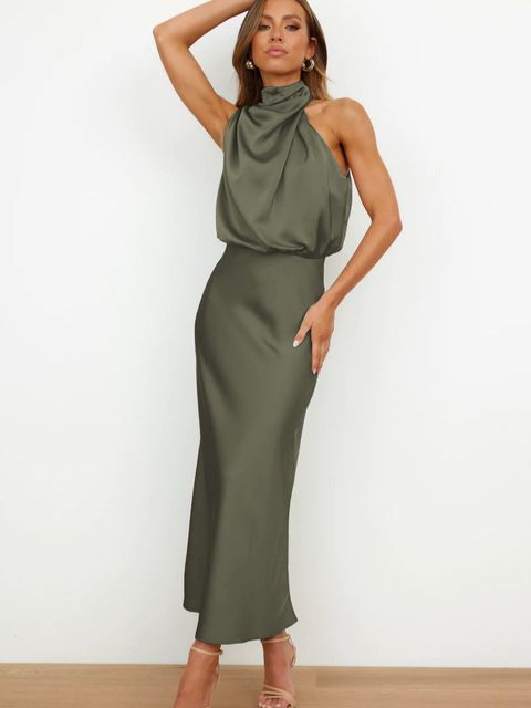 Evening Gown | Women's Off-Shoulder Maxi | Elegant Design