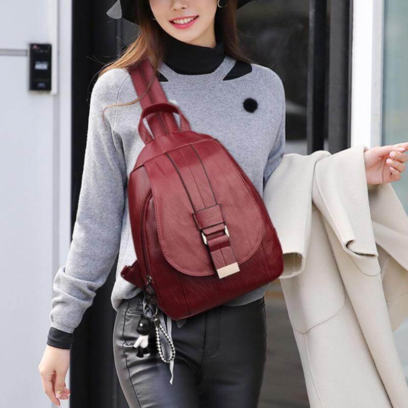 Women's Schoolbag | Waterproof Synthetic, Spacious | 7 Colors