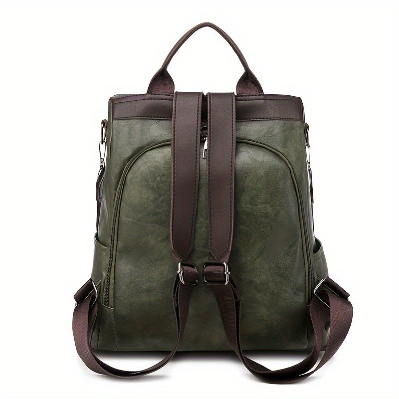 Women's Backpack | Anti-Theft, Vegan Leather | Urban