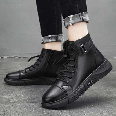 Men's Boots | Black Leather, Waterproof, All-Terrain