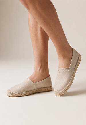 Men's Slip-On Shoes | Closed Toe, Braided Sole | Jute