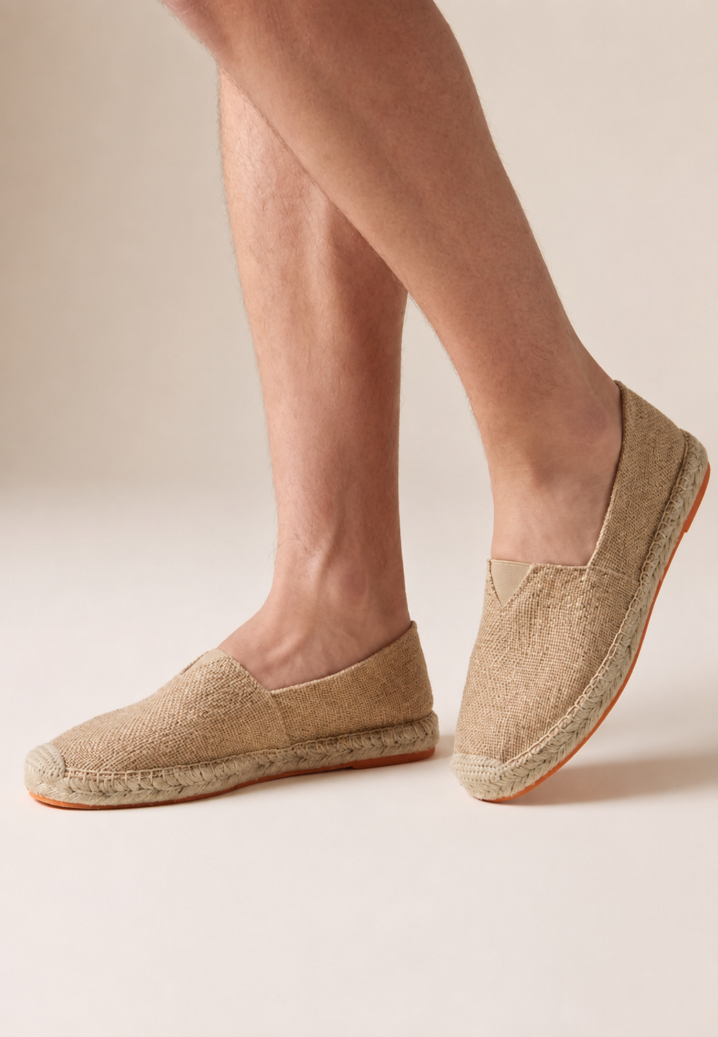 Men's Slip-On Shoes | Closed Toe, Braided Sole | Jute