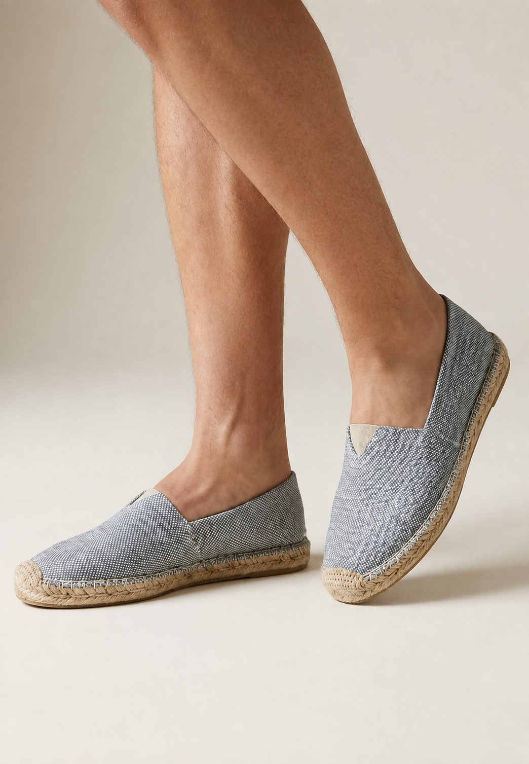 Men's Slip-On Shoes | Closed Toe, Braided Sole | Jute