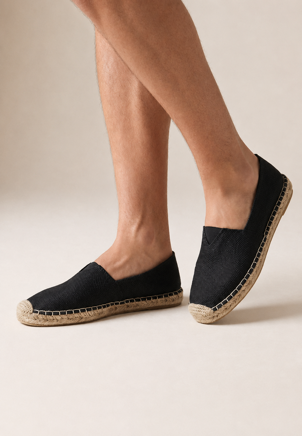 Men's Slip-On Shoes | Closed Toe, Braided Sole | Jute