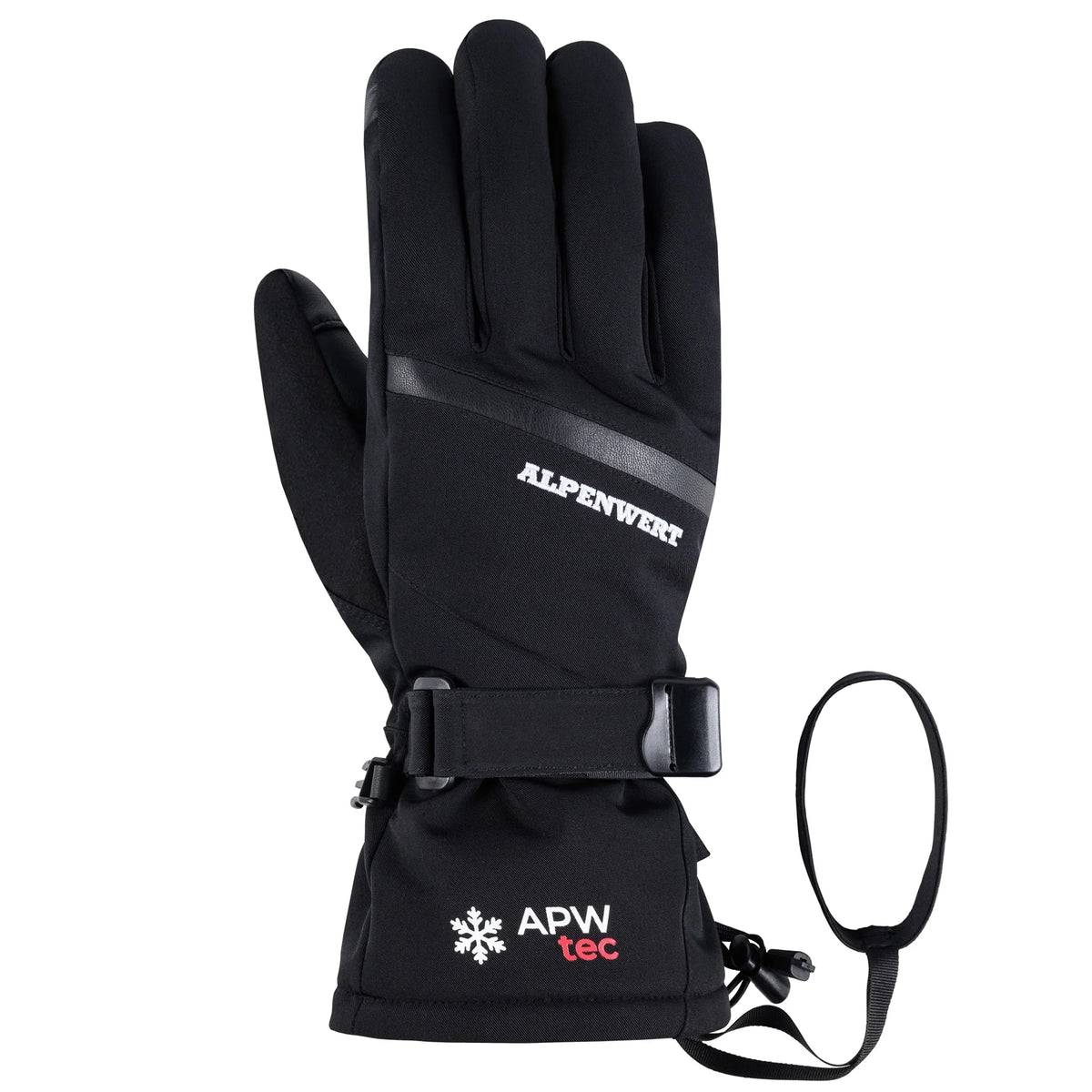 Ski Gloves | Waterproof, Touchscreen Friendly | Winter Sports Wrist Leash