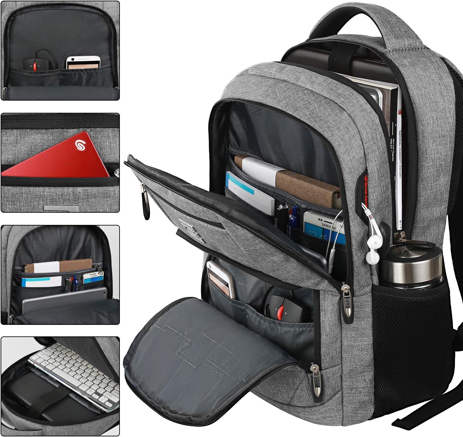 Anti-Theft Laptop Backpack | Slim Design with USB Port