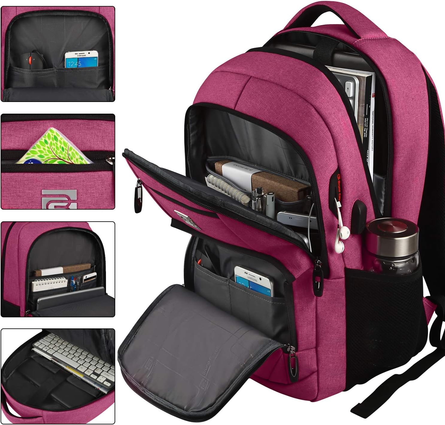 Anti-Theft Laptop Backpack | Slim Design with USB Port