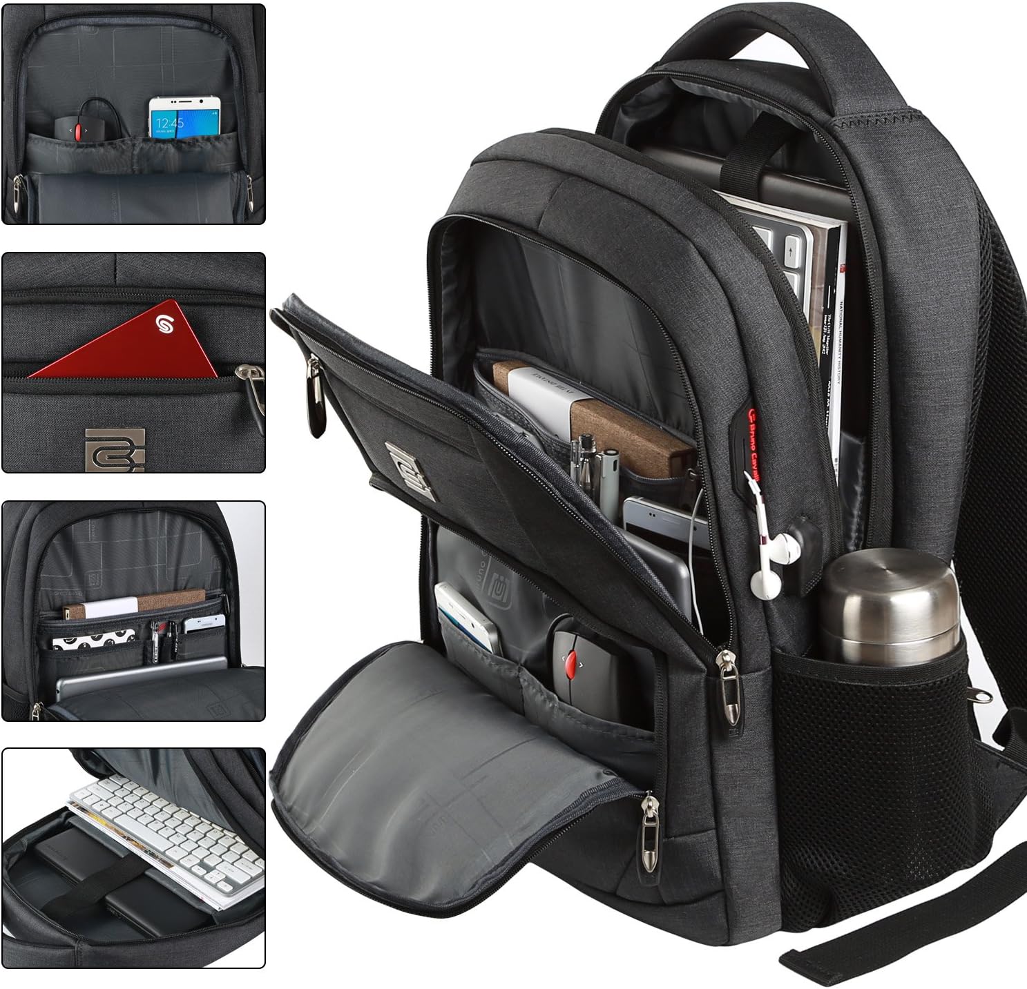 Anti-Theft Laptop Backpack | Slim Design with USB Port