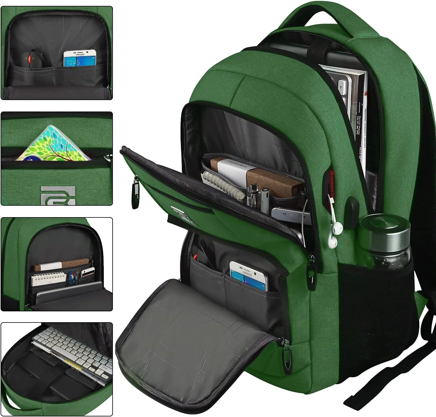 Anti-Theft Laptop Backpack | Slim Design with USB Port