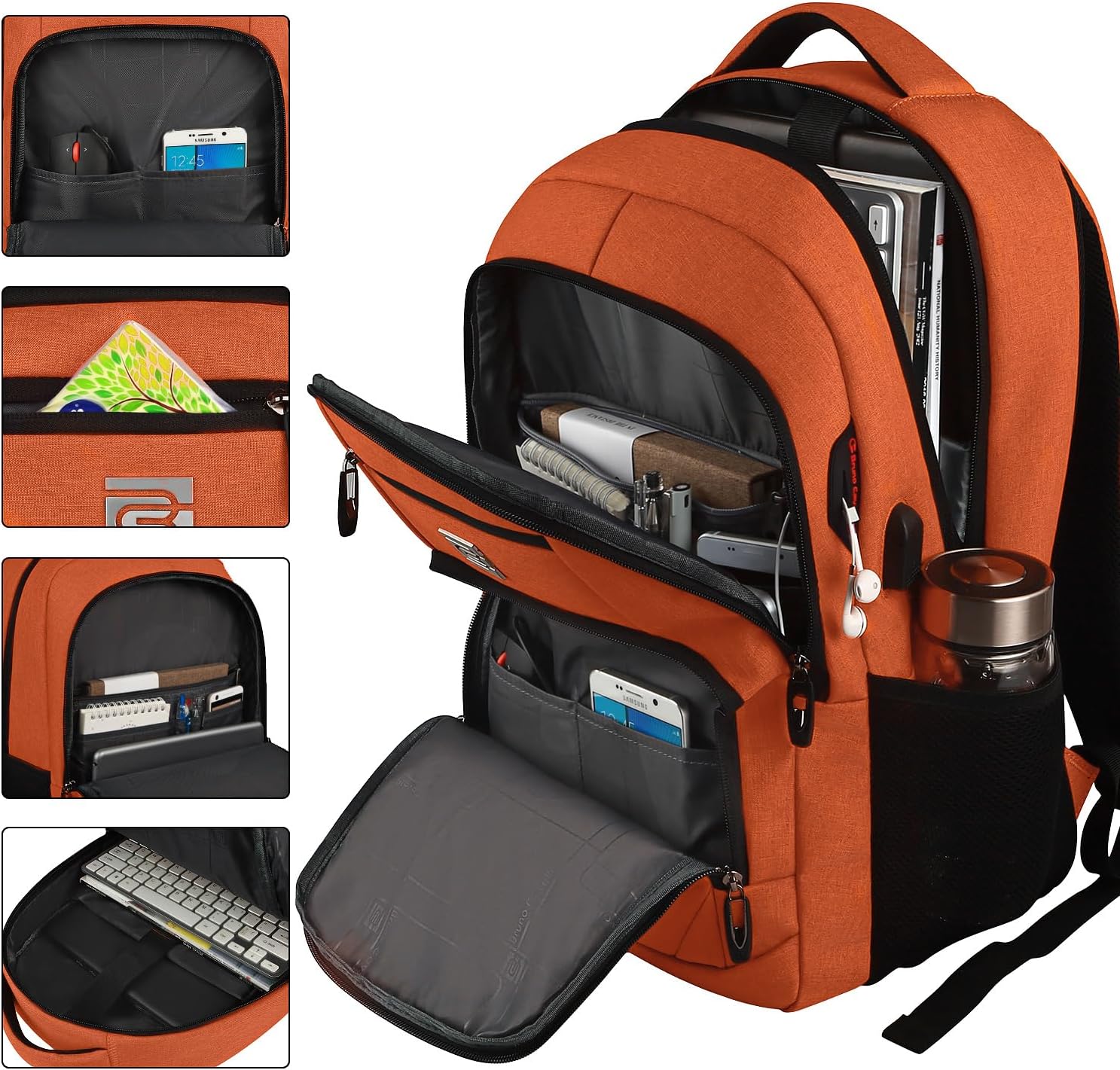 Anti-Theft Laptop Backpack | Slim Design with USB Port