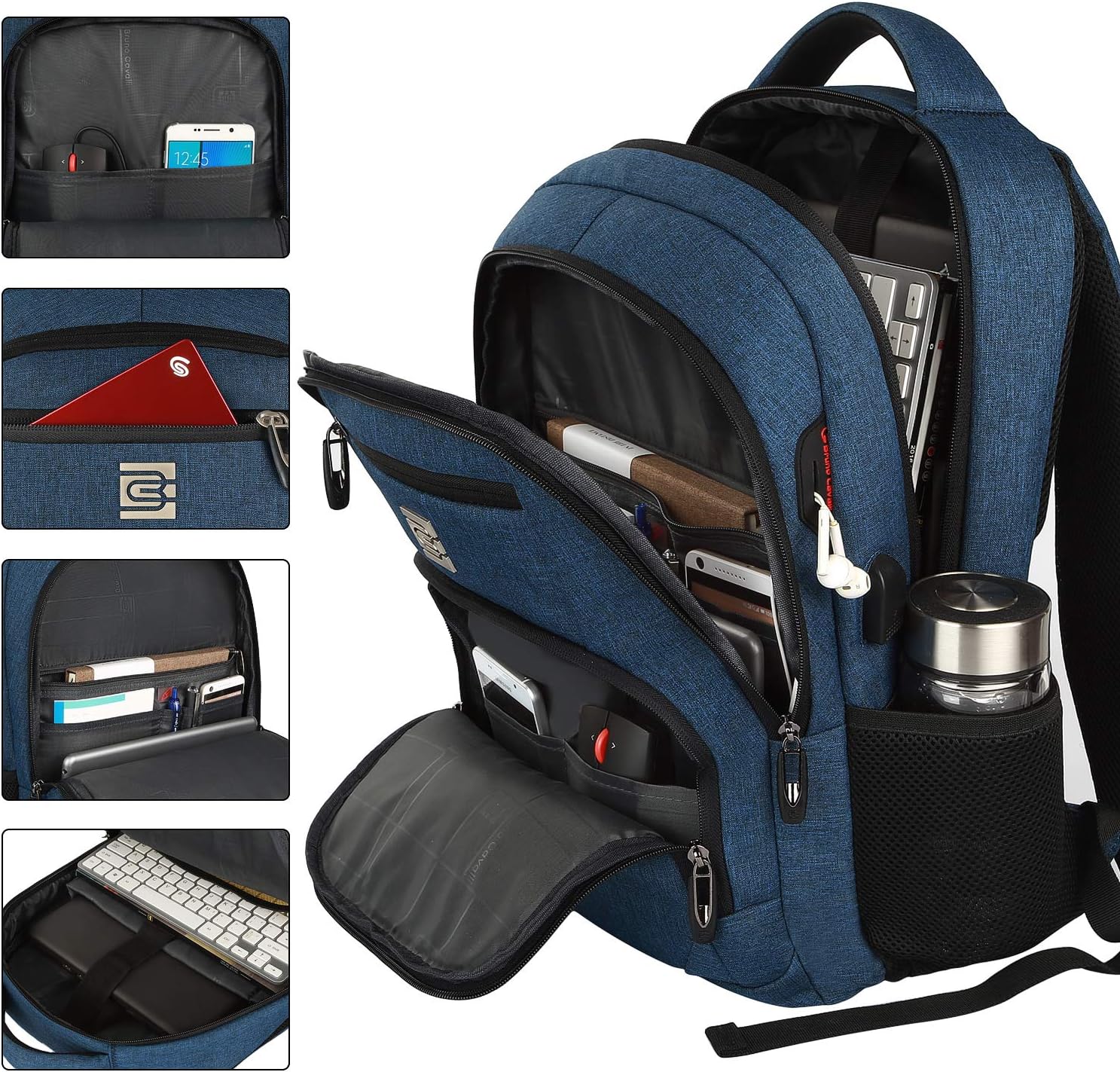 Anti-Theft Laptop Backpack | Slim Design with USB Port