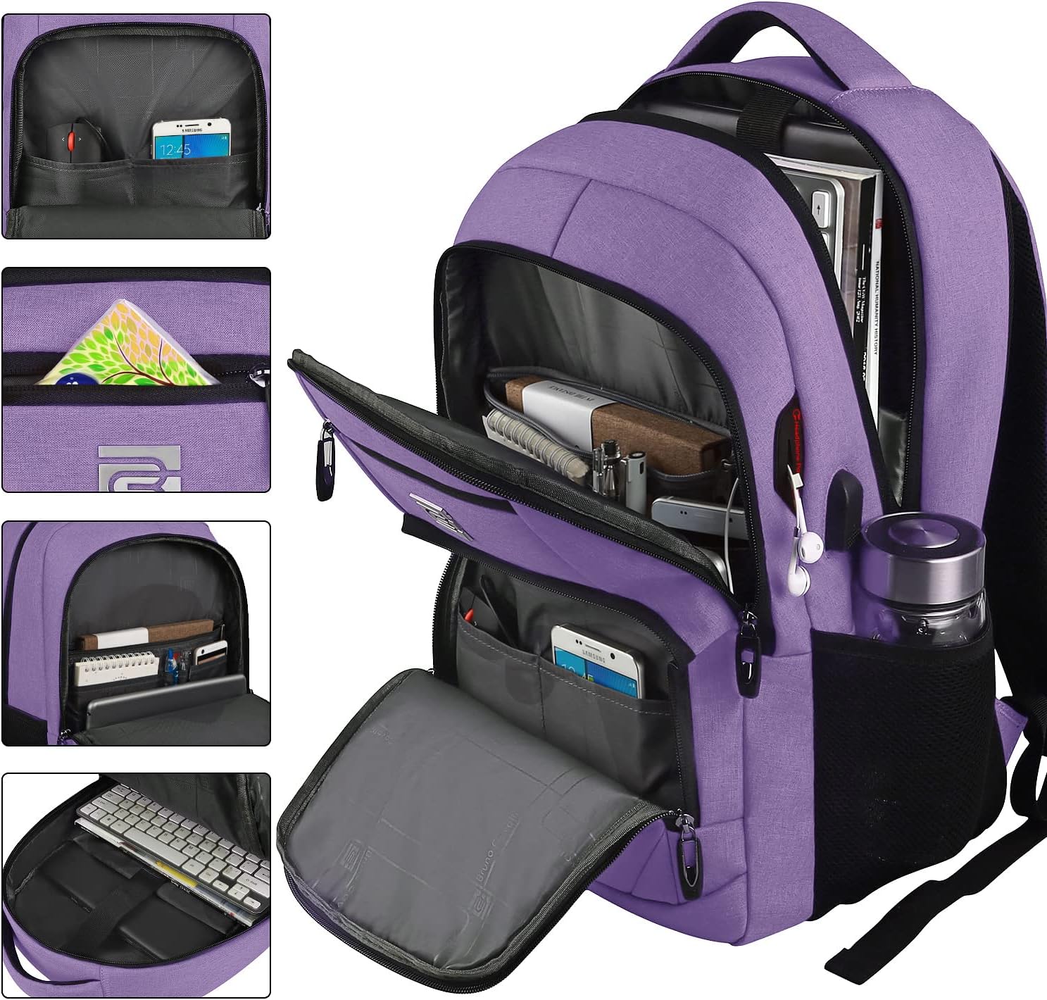 Anti-Theft Laptop Backpack | Slim Design with USB Port