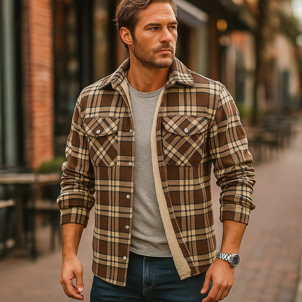 Vivano - Leo Plaid Winter Coat