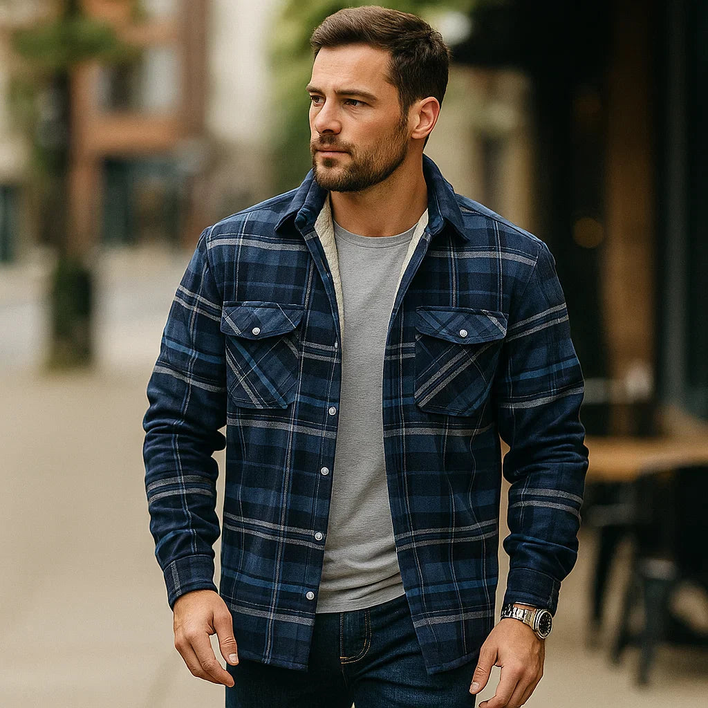 Vivano - Leo Plaid Winter Coat
