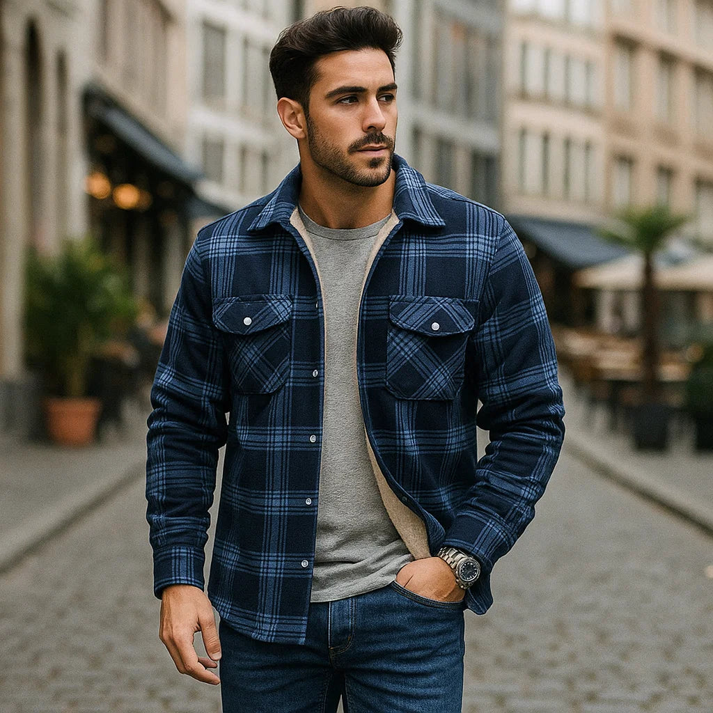 Vivano - Leo Plaid Winter Coat