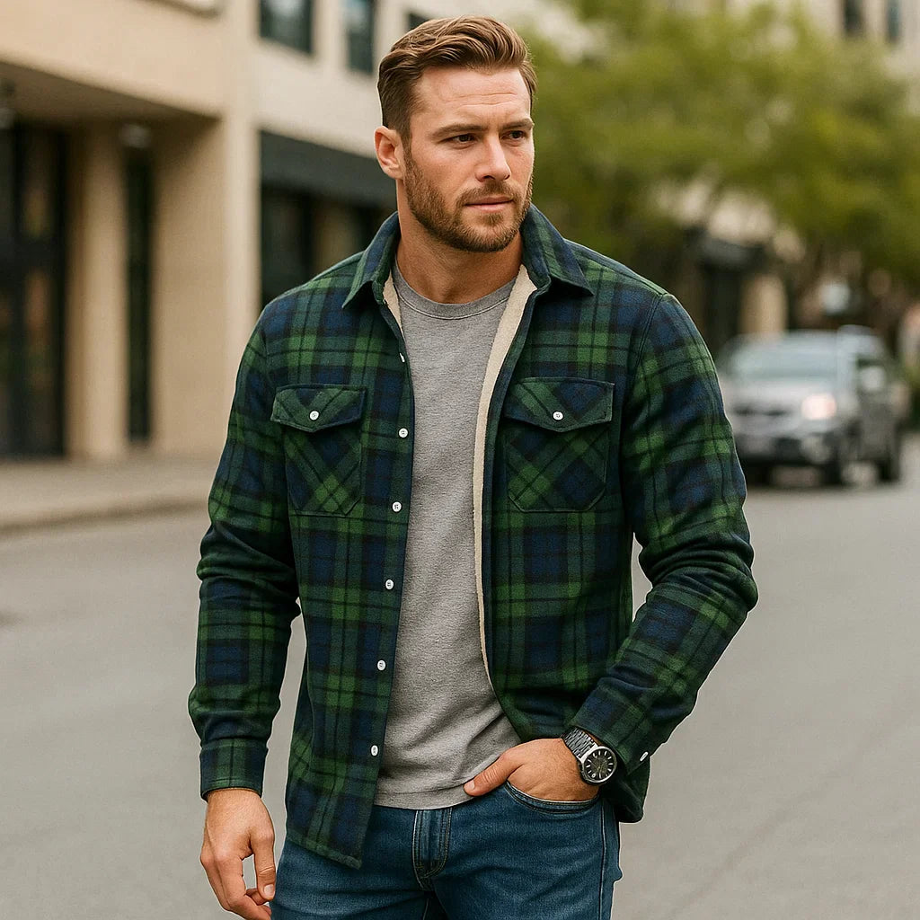 Vivano - Leo Plaid Winter Coat