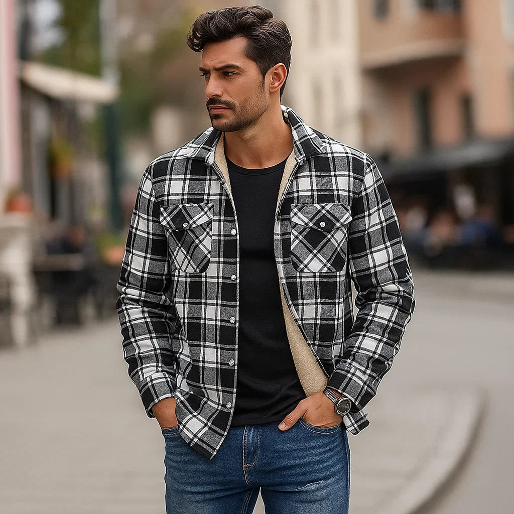 Vivano - Leo Plaid Winter Coat