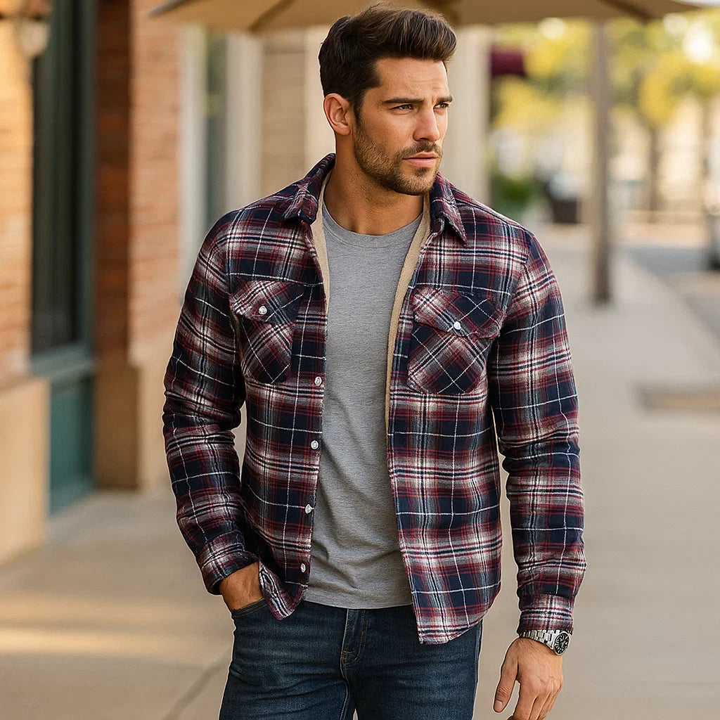 Vivano - Leo Plaid Winter Coat