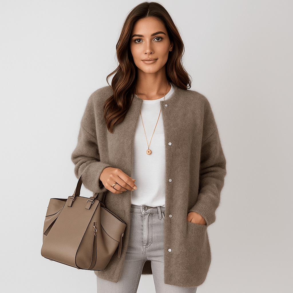 Aubrey Soft Wool Cardigan - Elegant - Warm - Comfortable