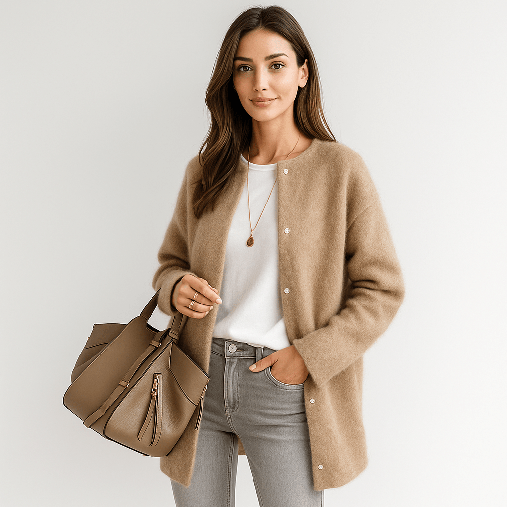 Aubrey Soft Wool Cardigan - Elegant - Warm - Comfortable