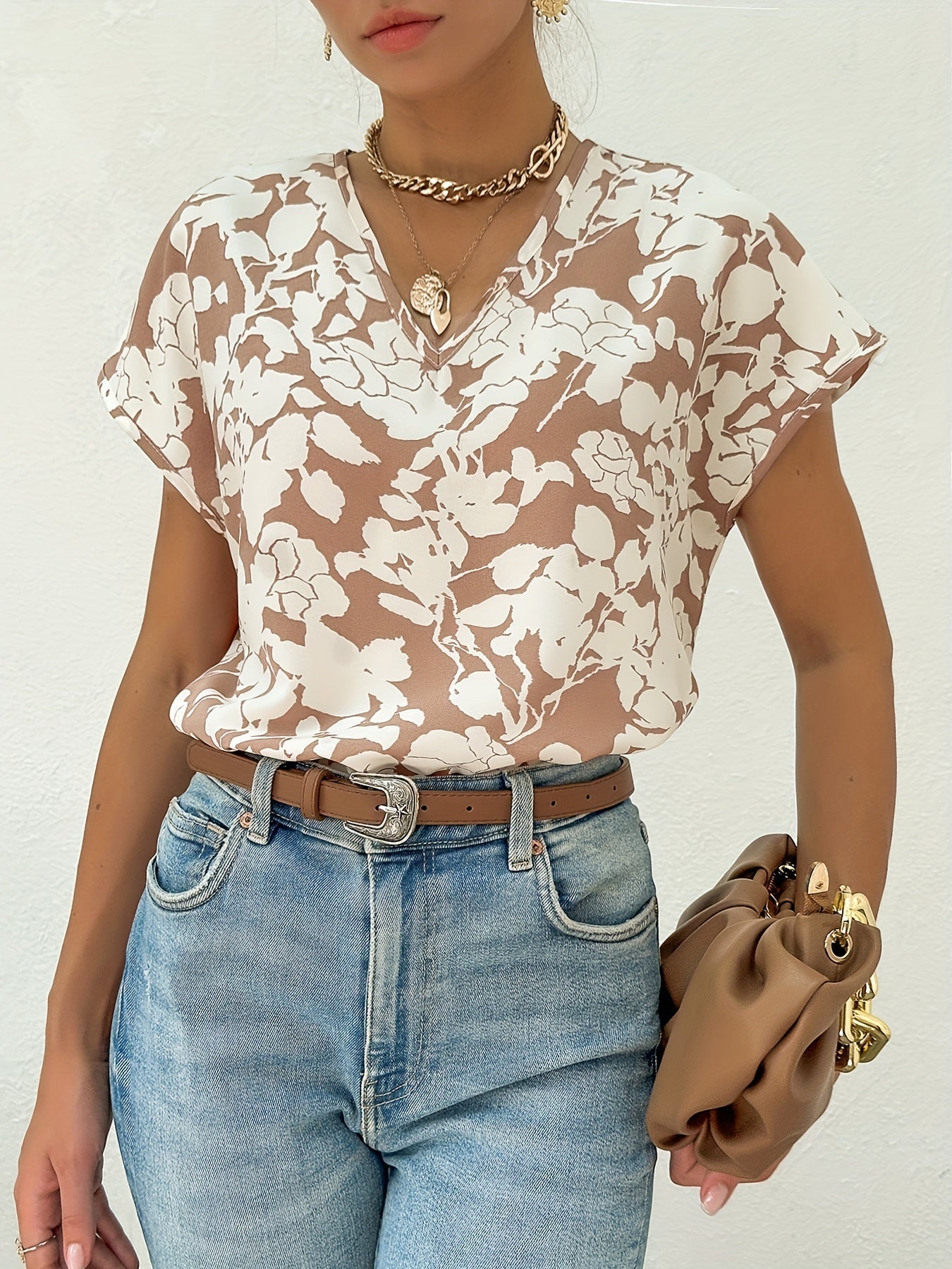 Floral Top | Summer floral print blouse | Lightweight, casual style