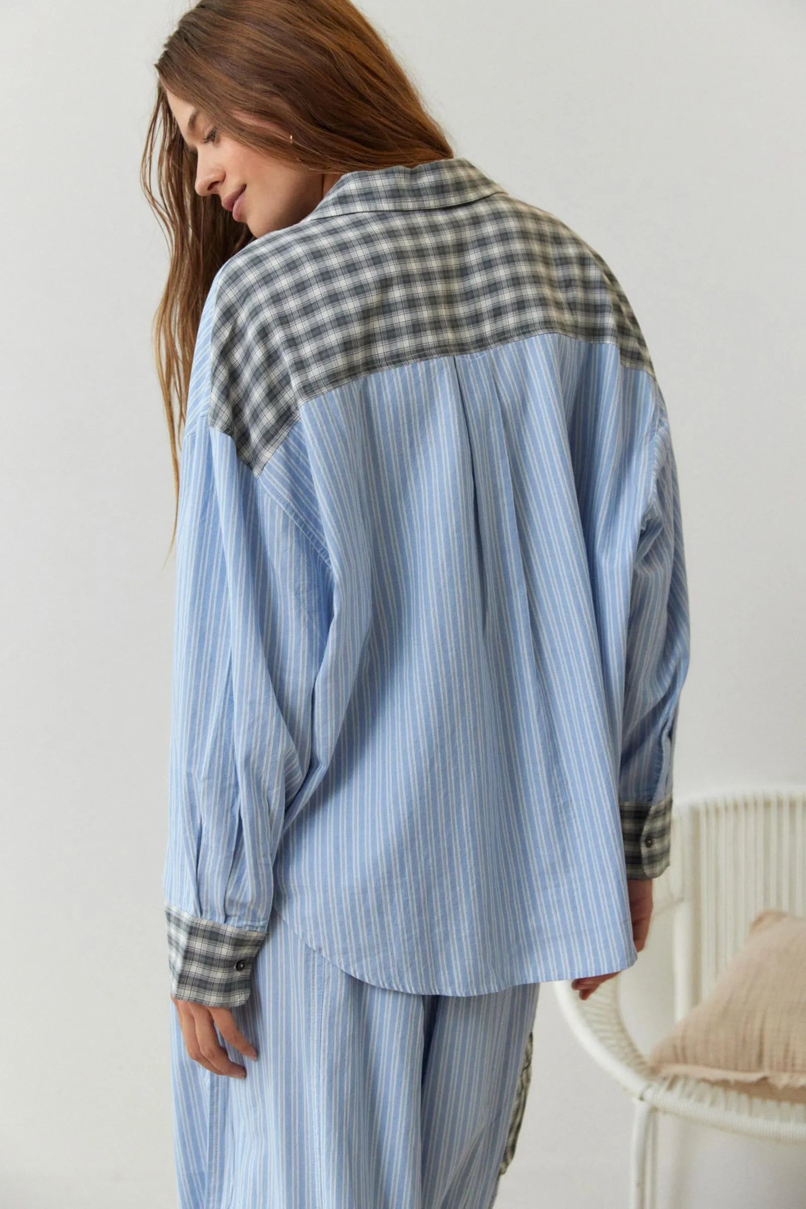Pajama Set | Women Striped Two Piece Set | Soft Cozy