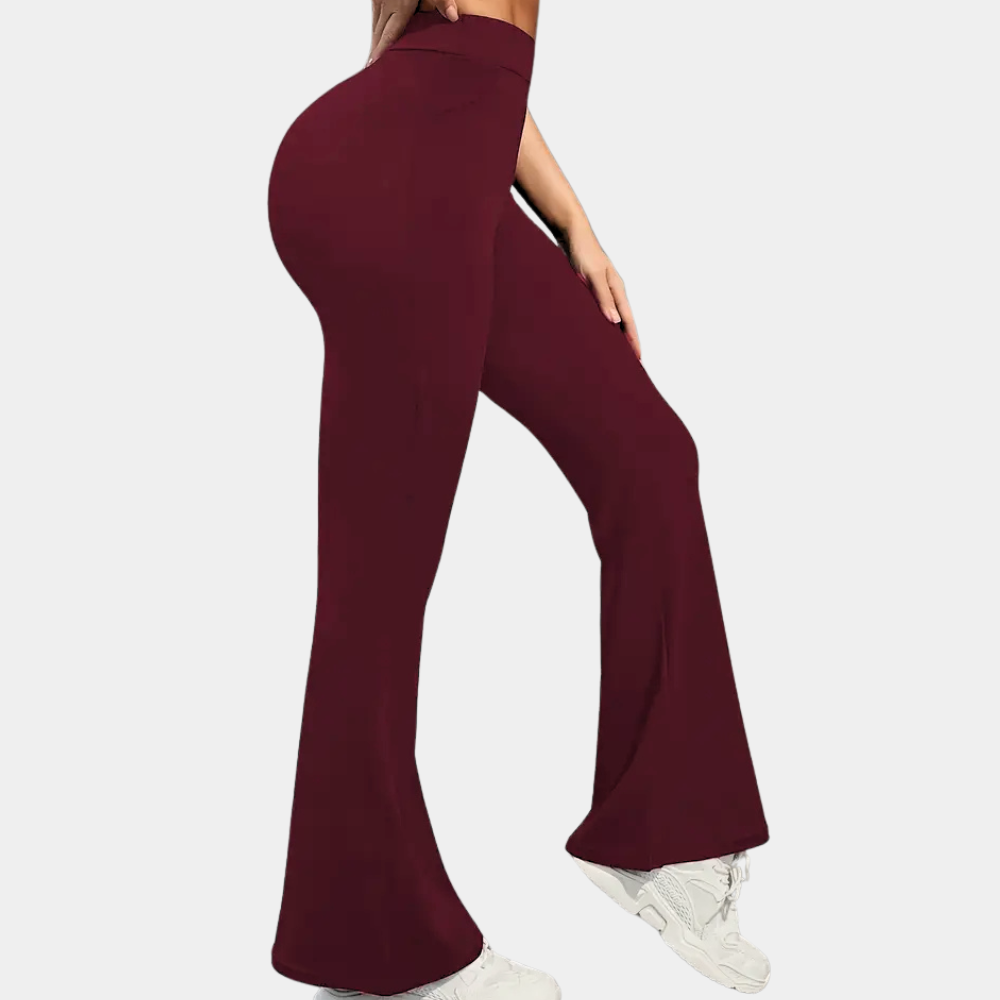 Sports Leggings | High Waisted, Flare Fit | Stretch, Activewear