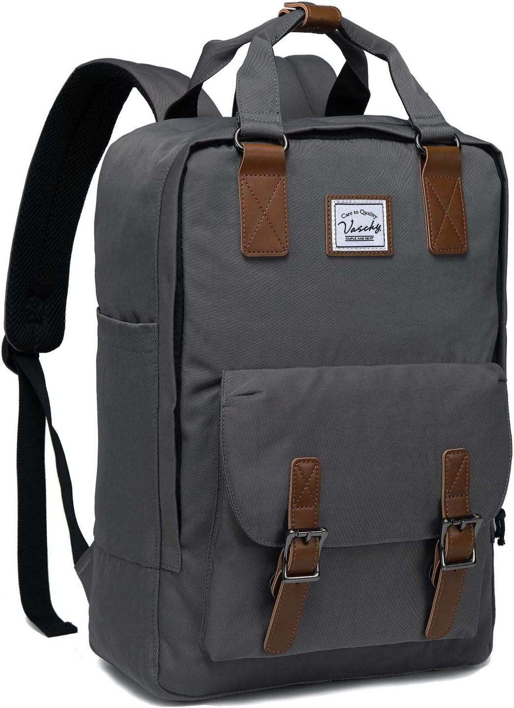Laptop Backpack | 15.6 Inch Water-Resistant, Vintage Organizer