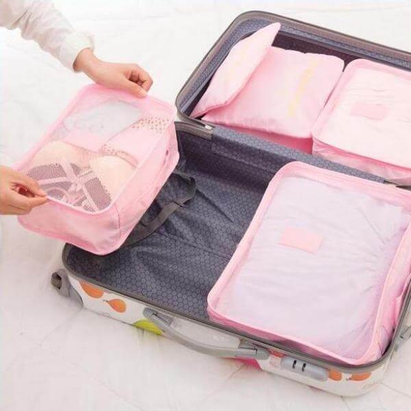 Luggage Packing Cubes | Order Space-Saving Storage Bags