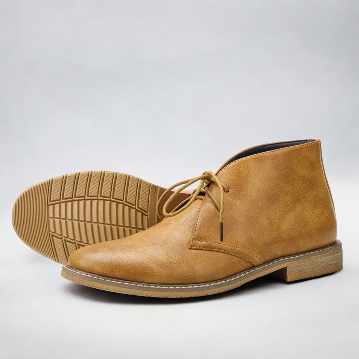 Men's Ankle Boots | Lace-Up, Synthetic Leather