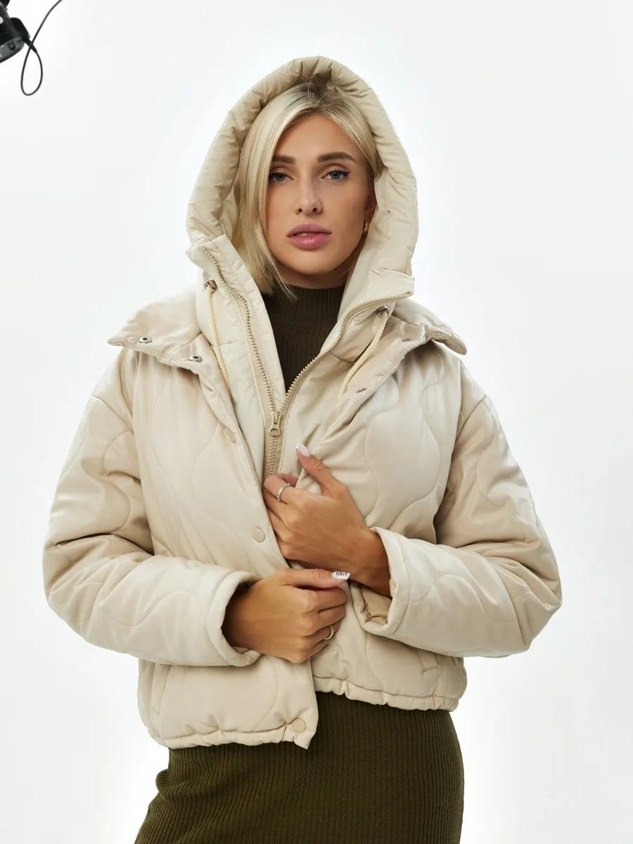 Women hooded scarf zip neck winter one size in multiple colours