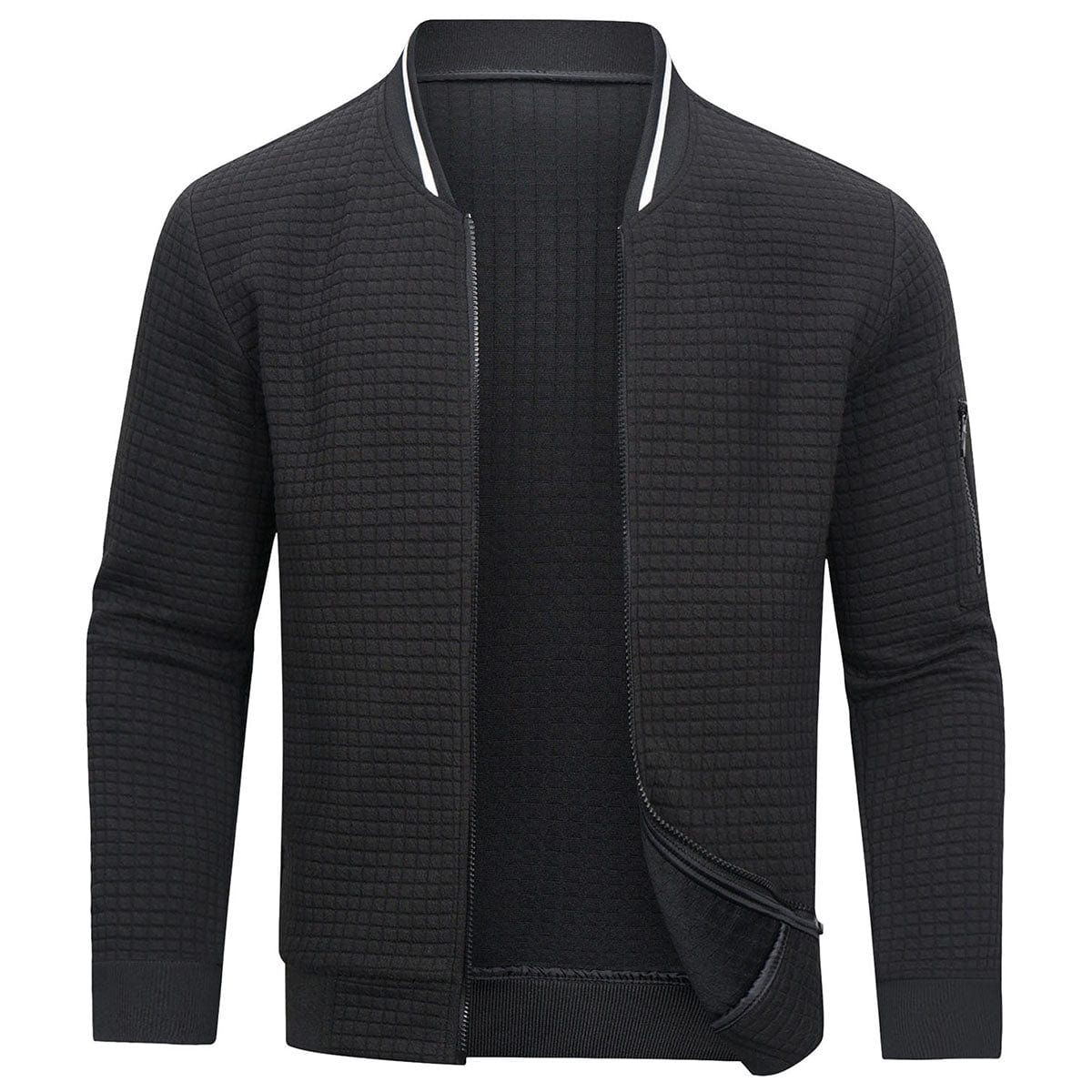 Men's Zip-Up Sweater - Warm - Comfortable - Winter