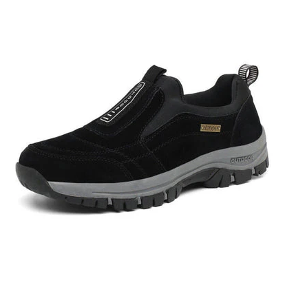 Men's Slip-On Hiking Shoes - Lightweight Sole - Non-Slip Traction