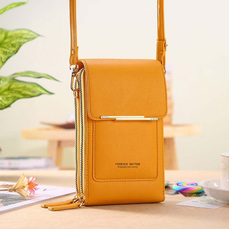 Lune London premium shoulder bag with touchscreen in multiple colors