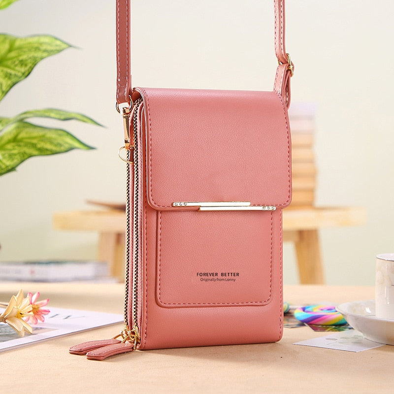 Lune London premium shoulder bag with touchscreen in multiple colors