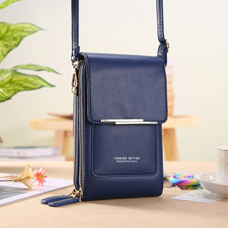 Lune London premium shoulder bag with touchscreen in multiple colors