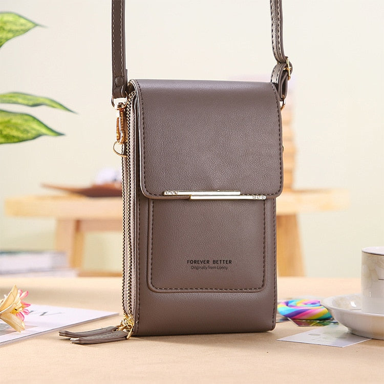Lune London premium shoulder bag with touchscreen in multiple colors
