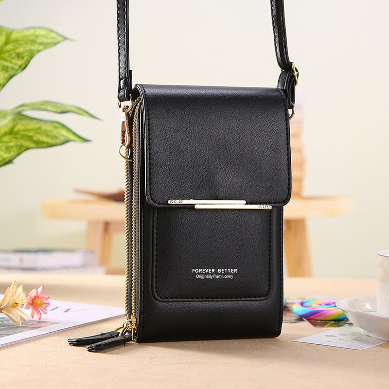 Lune London premium shoulder bag with touchscreen in multiple colors