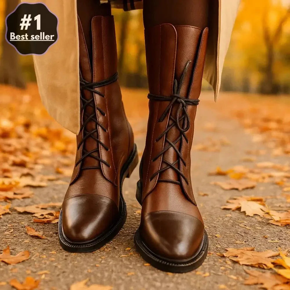 Hannah Mid-Calf Pointed Toe Ankle Boots