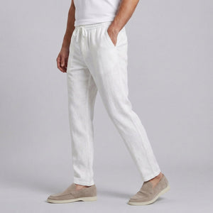 Men's Wide Leg Trousers | Casual Summer, Breathable Linen