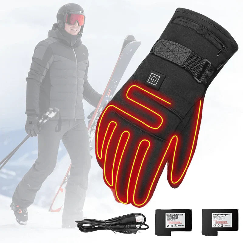 Heated Gloves | Rechargeable, USB Powered, Winter | Touchscreen, Warm