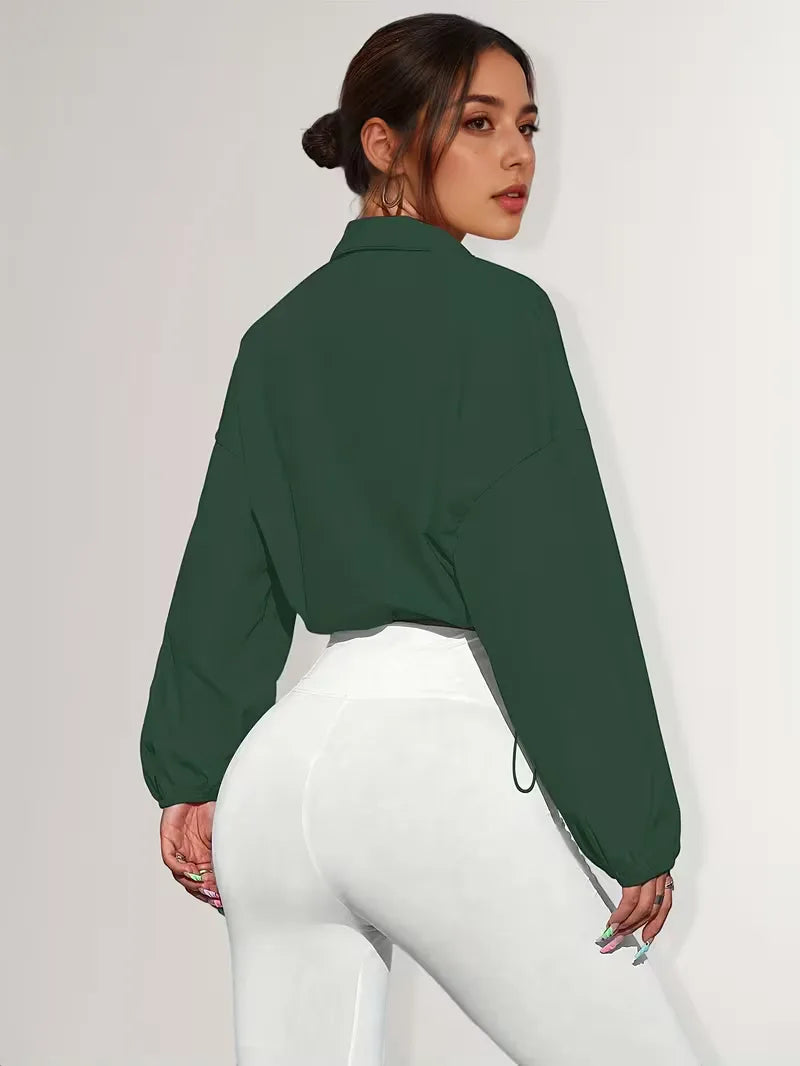 Women's Track Jacket | Oversized Streetwear, Light Blue